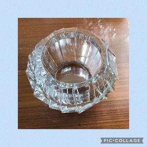 ♦️Orrefors crystal bowl/pillar holder